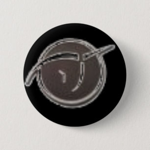 Unsichtbares rosa Einhorn Button
