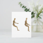 UnsichtbarFahrrad060509 Postkarte (Stehend Vorderseite)