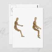 UnsichtbarFahrrad060509 Postkarte (Vorne/Hinten)