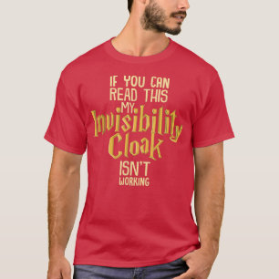 Unsichtbarkeit CloakGeek Book Movie Lover T Kinder T-Shirt