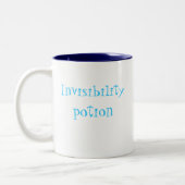 Unsichtbarkeitstrank-Kaffee-Tasse Zweifarbige Tasse (Links)