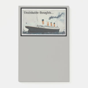 Unsinkbare Gedanken des TITANISCHEN Post-It… Post-it Klebezettel
