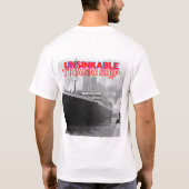 Unsinkbares Titanschiff T-Shirt (Rückseite)