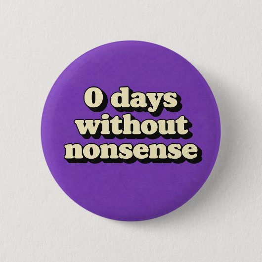 Unsinn Button (Vorderseite)