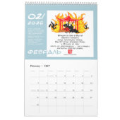 Unsinn-Possums Kalender für 2026 (Feb 2027)