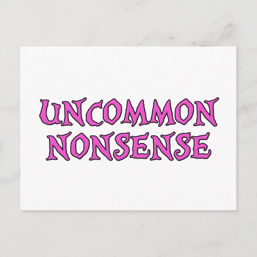 Unsinn Postkarte (Vorderseite)