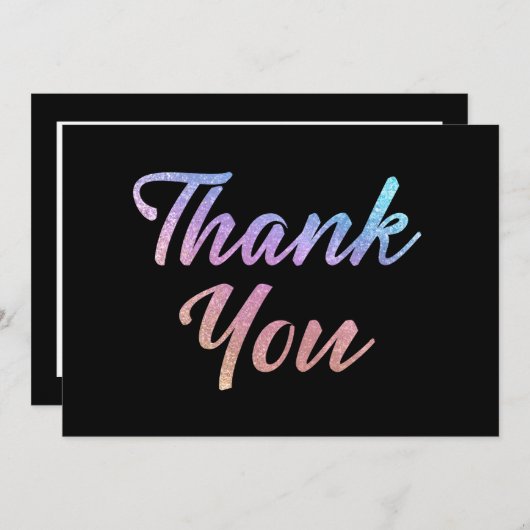 unsinnig dankeskarte (Vorne/Hinten)