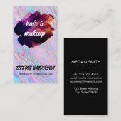 unsinnig | gebürstet visitenkarte (Vorne/Hinten)