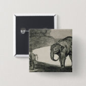 Unsinnigkeit Francisco Jose de Goya y Lucientes | Button (Vorne & Hinten)