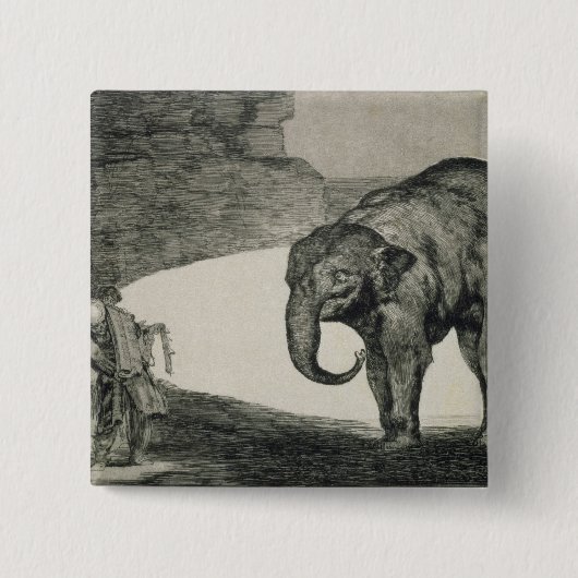Unsinnigkeit Francisco Jose de Goya y Lucientes | Button (Vorderseite)