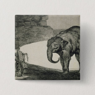 Unsinnigkeit Francisco Jose de Goya y Lucientes Button