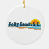 Unsinnigkeits-Strand Keramik Ornament (Hinten)
