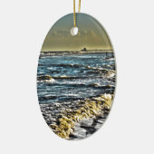 Unsinnigkeits-Strand, Sc Keramikornament (Links)