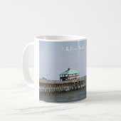 Unsinnigkeits-Strand Sc, Pier, Charleston, Kaffeetasse (Vorderseite Links)