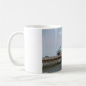 Unsinnigkeits-Strand Sc, Pier, Charleston, Kaffeetasse (Links)