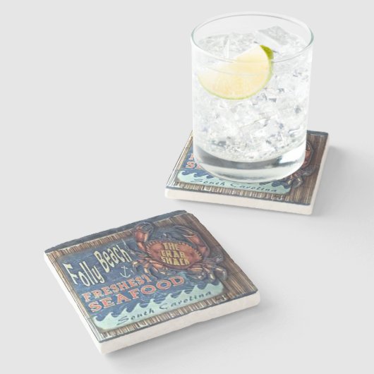 Unsinnigkeits-Strand, Steinuntersetzer (Seitenansicht)