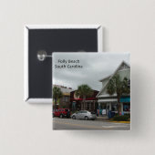 Unsinnigkeits-Strand-Streifen Button (Vorne & Hinten)