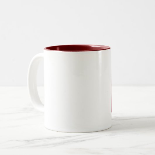UNSLEEP SCHAF-TASSE ZWEIFARBIGE TASSE (Vorderseite Links)