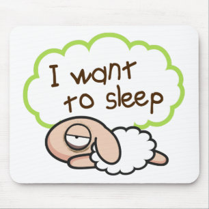 UNSLEEP SCHAFE MOUSEPAD