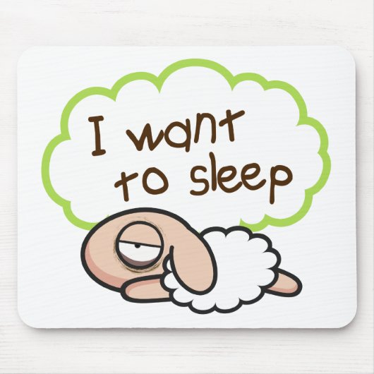 UNSLEEP SCHAFE MOUSEPAD (Vorne)