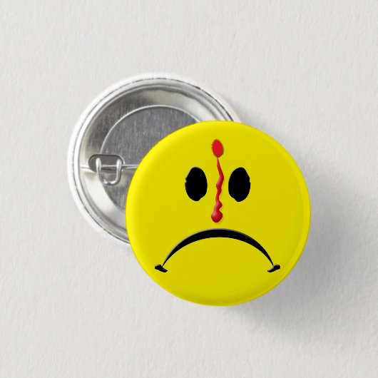 Unsmile Knopf Button (Vorne & Hinten)