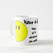 unsmiley kaffeetasse (Vorderseite Links)