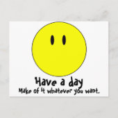 unsmiley postkarte (Vorderseite)