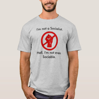 Unsociable Anti-Sozialistisches Shirt