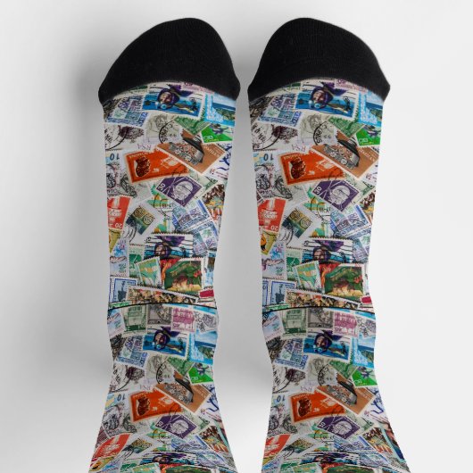 Unsorted stamp collection socken (Oben)