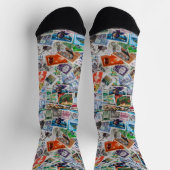 Unsortierte Briefmarkensammlung Socken (Oben)