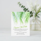 Unspeichern Sie das Datum Hochzeitsänderung des Pl Save The Date (Stehend Vorderseite)