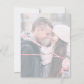 Unspeichern Sie das Datum Hochzeitsänderung des Pl Save The Date (Rückseite)