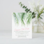 Unspeichern Sie das Datum Hochzeitsänderung des Pl Save The Date (Stehend Vorderseite)