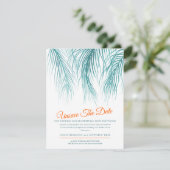 Unspeichern Sie das Datum Hochzeitswechsel der Pla Save The Date (Stehend Vorderseite)