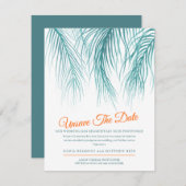 Unspeichern Sie das Datum Hochzeitswechsel der Pla Save The Date (Vorne/Hinten)