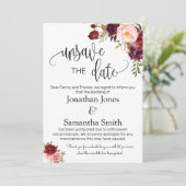 Unspeichern Sie die Daten Hochzeit Datum ändern ma Einladung (Stehend Vorderseite)