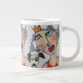 Unspoken Bond Jumbo-Tasse (Rechts)