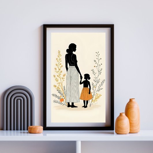  Unspoken Love - Mother and Child III Poster