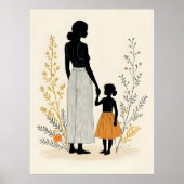  Unspoken Love - Mother and Child III Poster (Vorne)