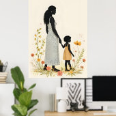  Unspoken Love - Mother and Child IV Poster (Heimbüro)
