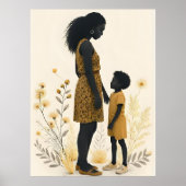 Unspoken Love: Mother and Son in Golden Harmony Poster (Vorne)