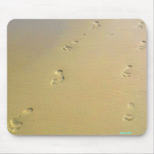 Unsre Spuren im Sand - Mousepad