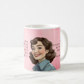 Unstable & Bitchy - Retro Mystique Kaffeetasse (VorderseiteRechts)