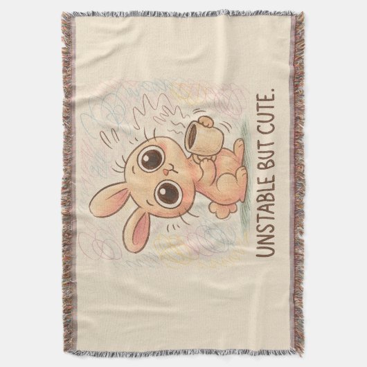 Unstable but Cute Decke (Vorderseite Vertikal)