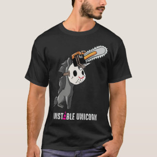 Unstable Unicorn, Chainsaw, Halloween-Paar T-Shirt