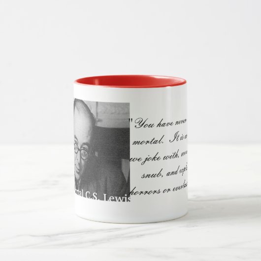 Unsterbliche C.S. Lewis Tasse (Zentrum)