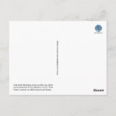 "Unsterblicher als die Sterne" Zitat Milchstraße Postkarte (Rückseite)