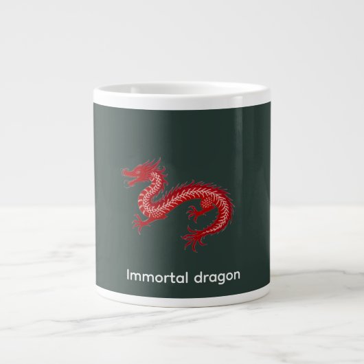 Unsterblicher Drache Jumbo-Tasse (Vorderseite)