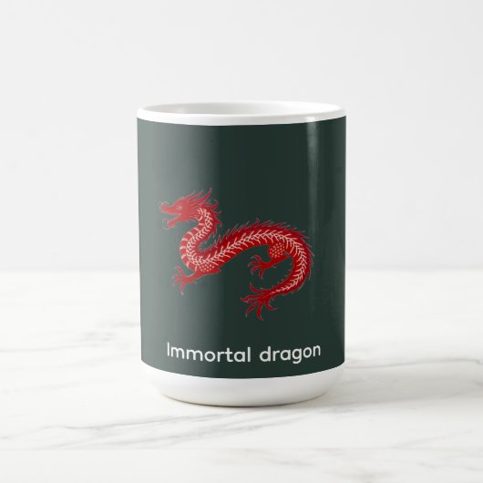 Unsterblicher Drache Kaffeetasse (Mittel)