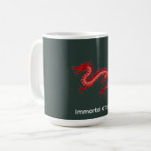 Unsterblicher Drache Kaffeetasse (Vorderseite Links)
